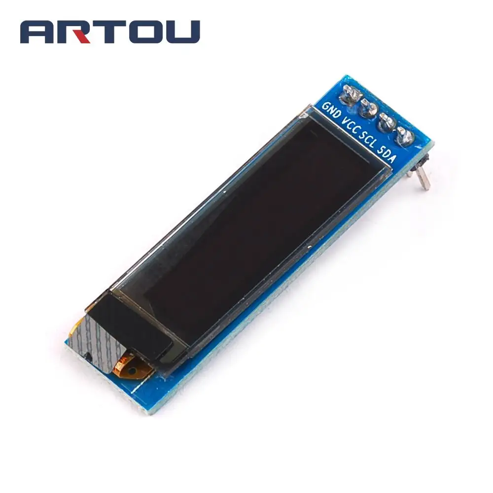 0.91 inch OLED display module OLED 128X32 LCD LED Display SSD1306 12864 0.91 IIC i2C Communicate for ardunio