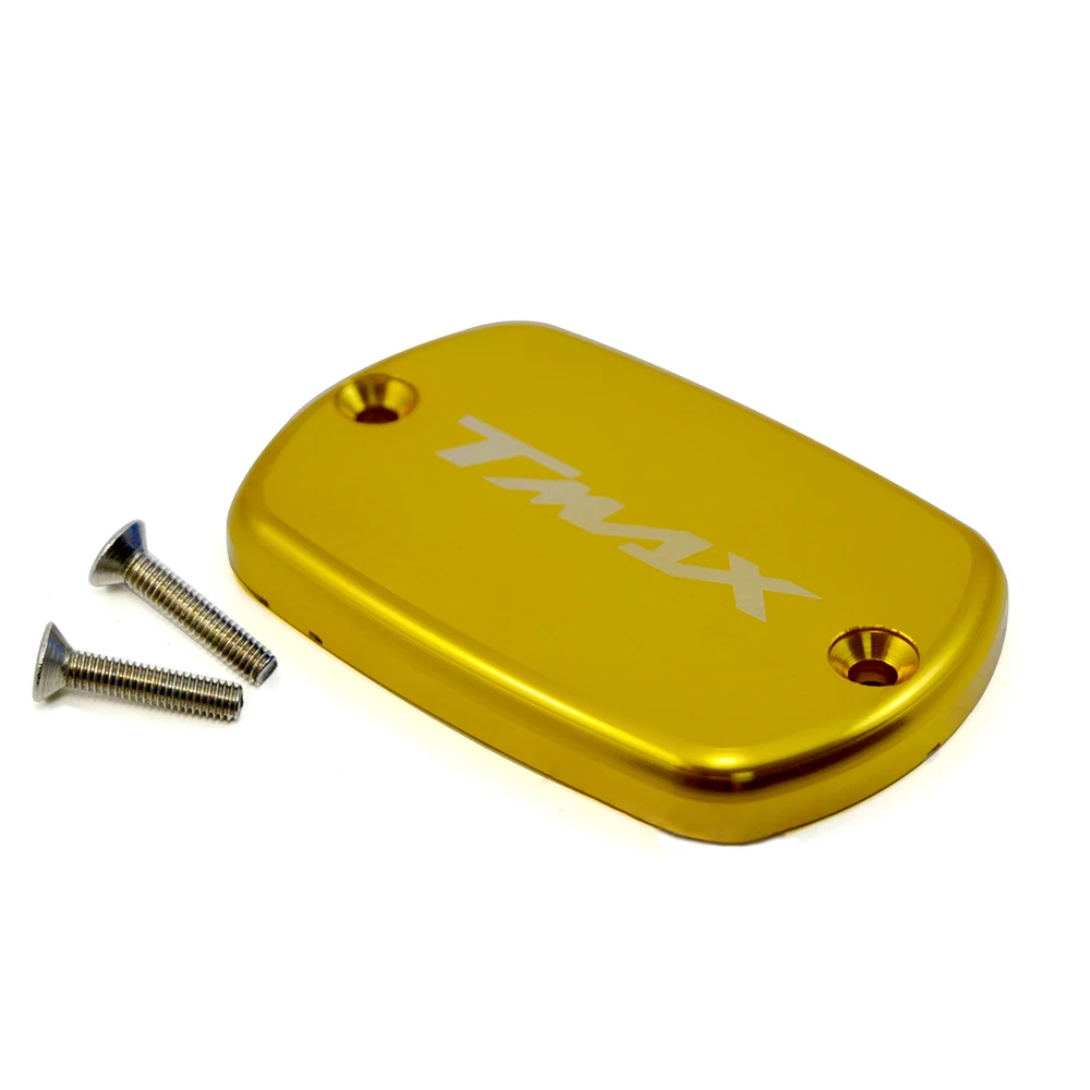 BJMOTO Motorbike Brake Fluid Tank Cap T max Motorcycle Fluid Oil Reservoir Cover For YAMAHA T-Max 500 TMax 530 Aluminum