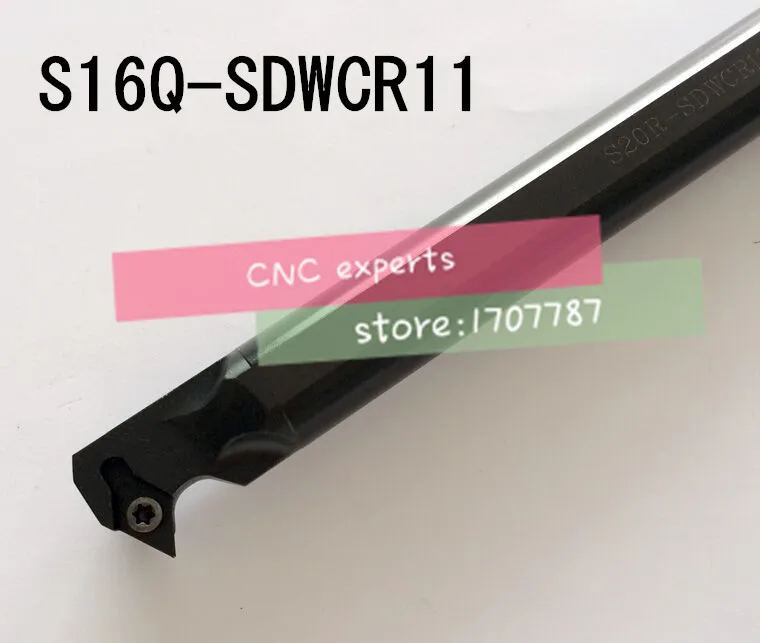 S16Q-SDWCR11 ، 62.5 درجة أداة تحول الداخلية ، مخرطة أداة عمود تخريم ، أداة تحول باستخدام الحاسب الآلي ، أداة مخرطة