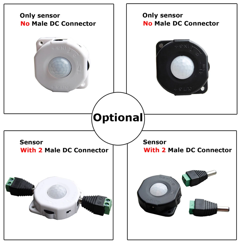 Motion Sensor Light Switch 12V Movement Sensor Motion 5V 12V PIR Sensor 24V 5A Automatic Infrared Timer Detector Photoswitch