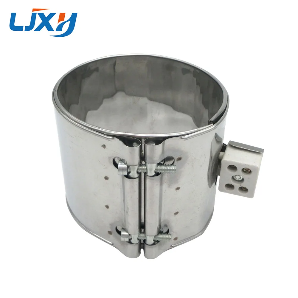 LJXH 120mm Inner Dia. 40mm/45mm/50mm/55mm Height AC110V220V380V Ceramic Band Heater Element Stainless Steel 420W/480W/500W/600W