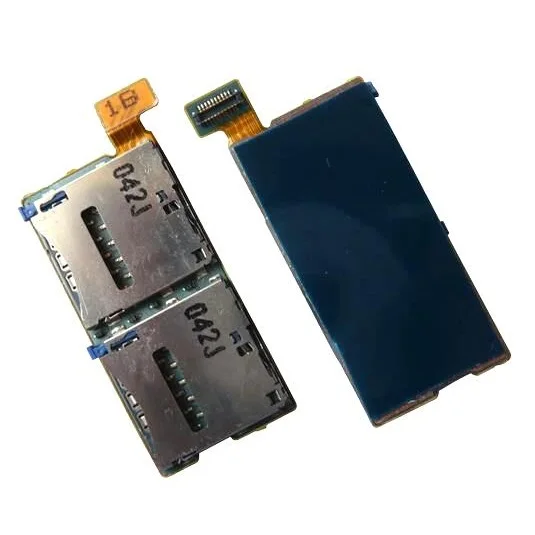 TF Card Slot + Sim Card Slot PCB Flex Cable For Sony xperia T2 Ultra XM50H D5303 D5322 D5306 sim card reader Flex cable Ribbon