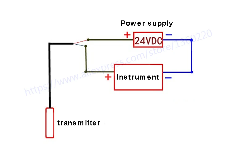 Transmisor de nivel de líquido, rango de medición de 5m, 24VDC, 4-20Ma, CC, transductor de nivel de agua con cable de 7m