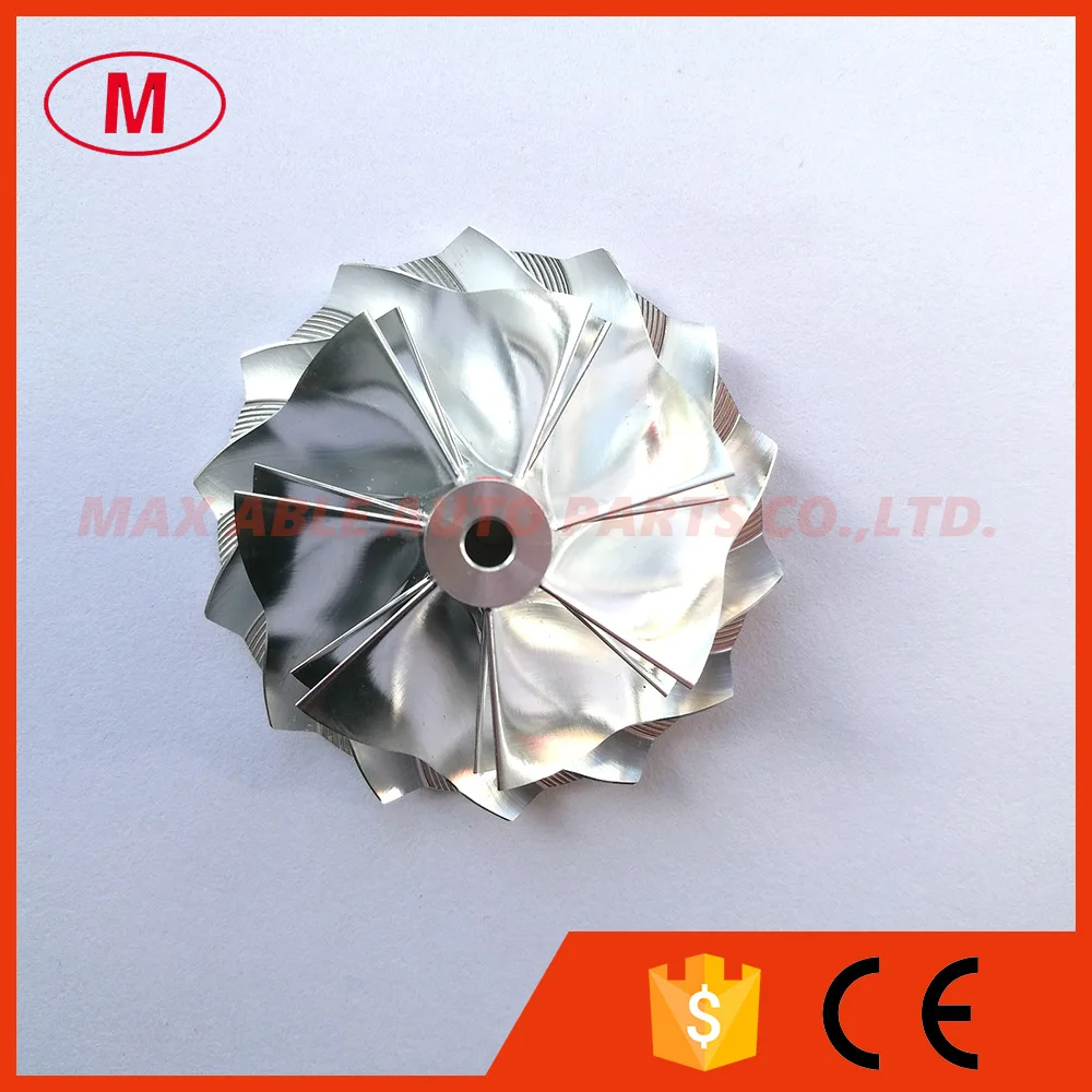 K04 49.62x61.98mm 7+7 blades High performance Design Turbo Billet compressor wheel/Aluminum 2618/Milling compressor wheel