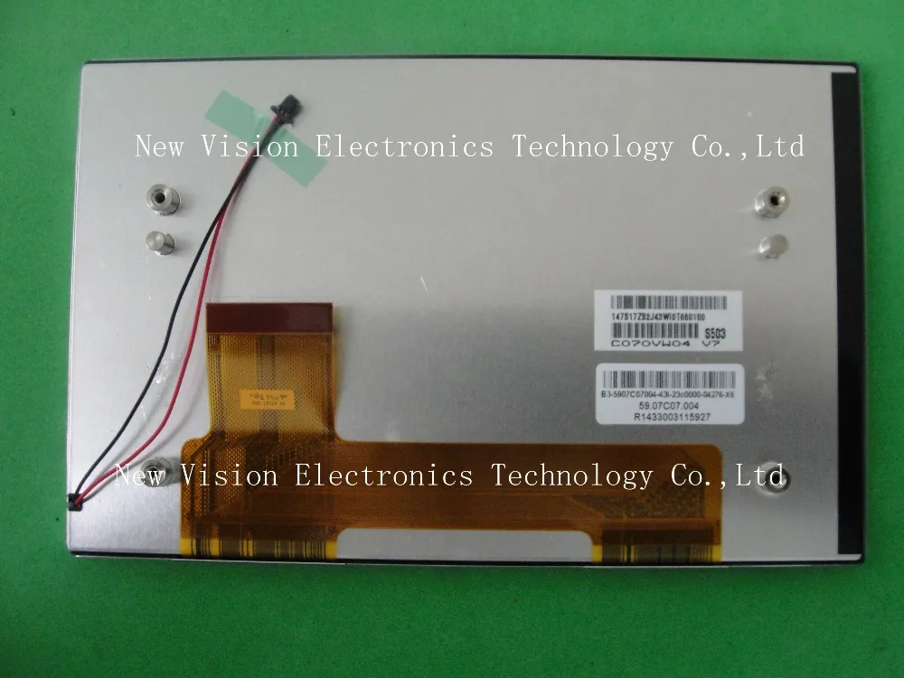 

C070VW04 V1 C070VW04 V7 C070VW04 Original 7 inch LCD Display Screen Panel for Maserati speedometer display for AUO