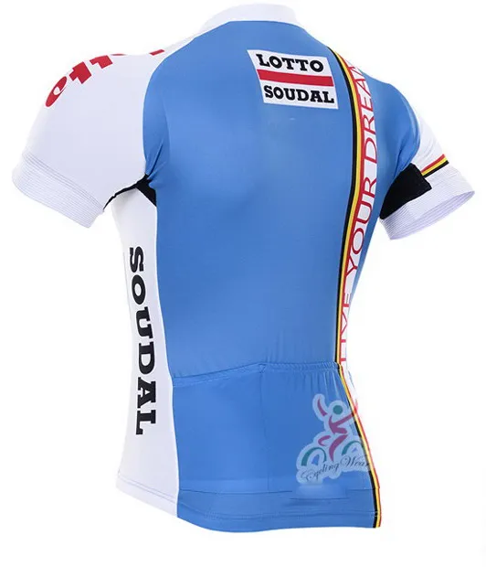 2016 LOTTO SOUDAL FIX ALL  Team Men's Only Cycling Jersey Short Sleeve Bicycle Clothing Riding Bike Ropa Ciclismo