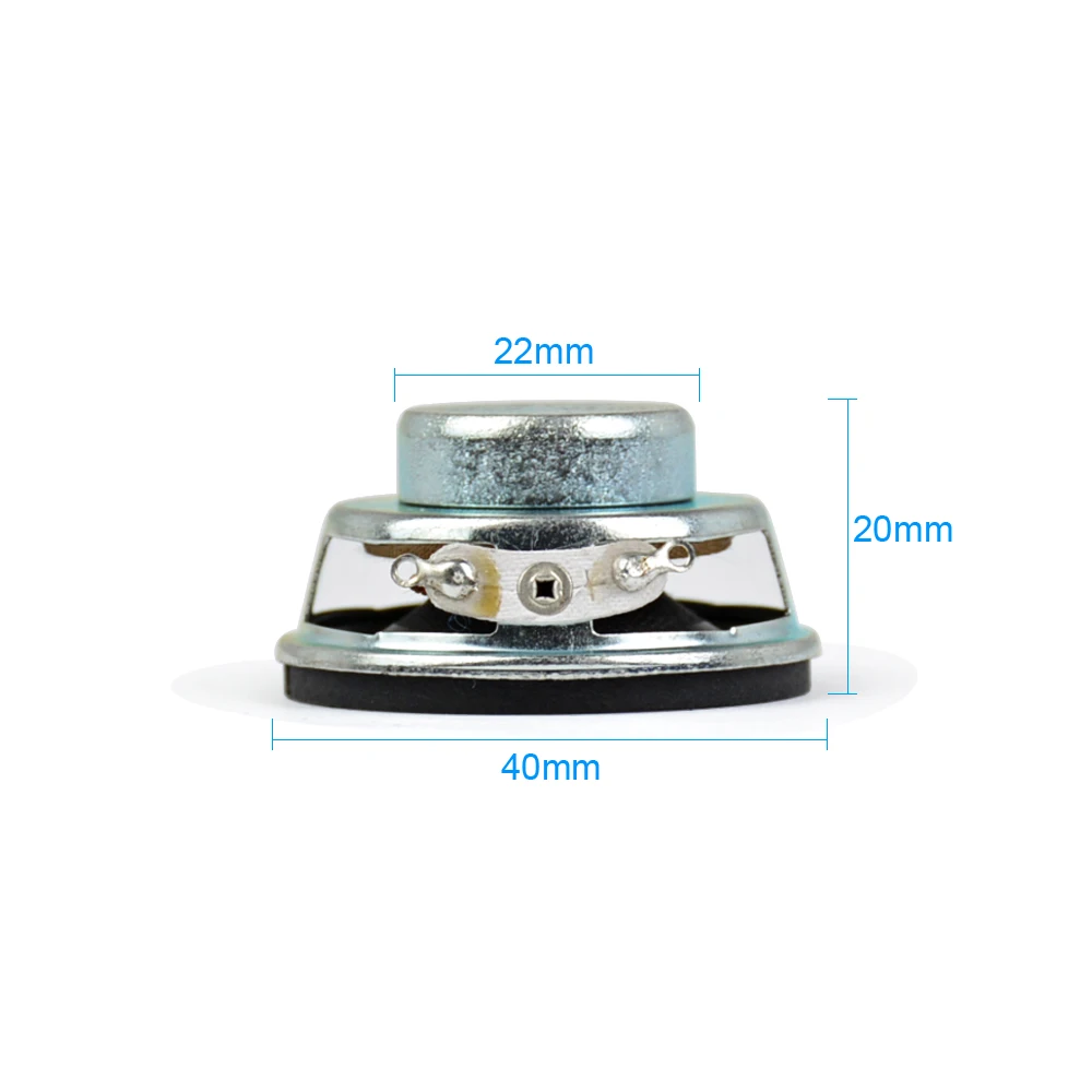 AIYIMA 2Pcs 40MM Portable Audio Speaker 1.5 Inch HiFi 4Ohm 3W Full Range Speaker For Bluetooth Loudspeaker DIY