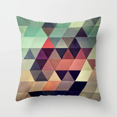 

NEW! COLOURS Geometric DiamondPillow Cartoon cushion cover Pillow Cushion for office Home Decor pillow sofa cushions 45*45cm