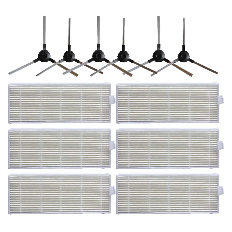 Proscenic VSLAM-811GB VSLAM-911SE 로봇 진공 청소기 예비 부품용 먼지 헤파 필터 사이드 브러시 걸레 패드 메인 브러시