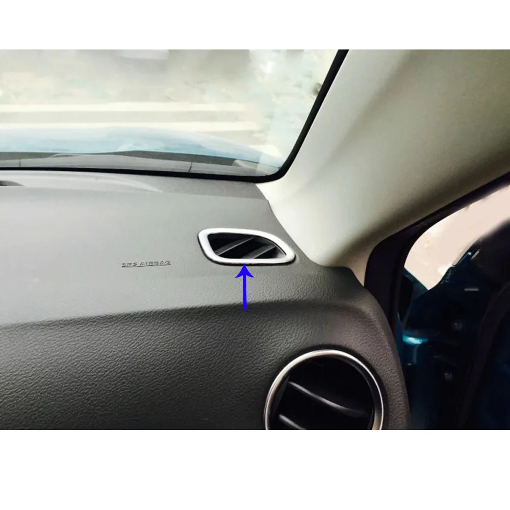 For Suzuki Vitara Escudo 2016 2017 2018 2019 2020 Garnish Frame Lamp Trim ABS Matte Front Air Conditioning Outlet Vent Molding