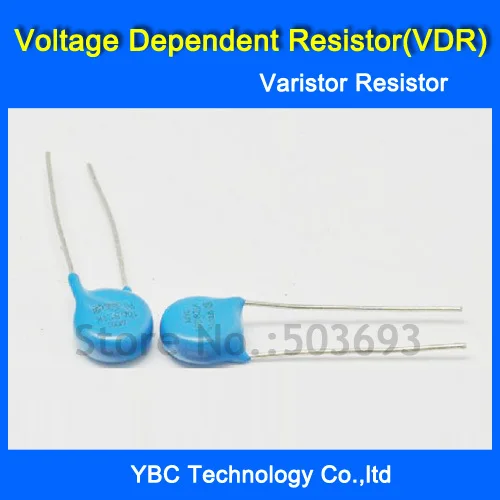 

Free Shipping 100pcs/lot Voltage Dependent Resistor VDR 14D471K 14D-471K Varistor Resistor