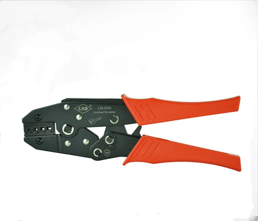 

Hand crimping tool LS-03A insert spring terminal line pliers for open barrel terminals 0.1-2.5mm2