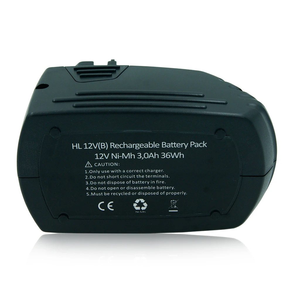 Ni-MH 3000mAh 3.0Ah 12V Battery For Hilti TCD 12,SID 121,SF121,SF120-A Rechargeable Power Tool Battery