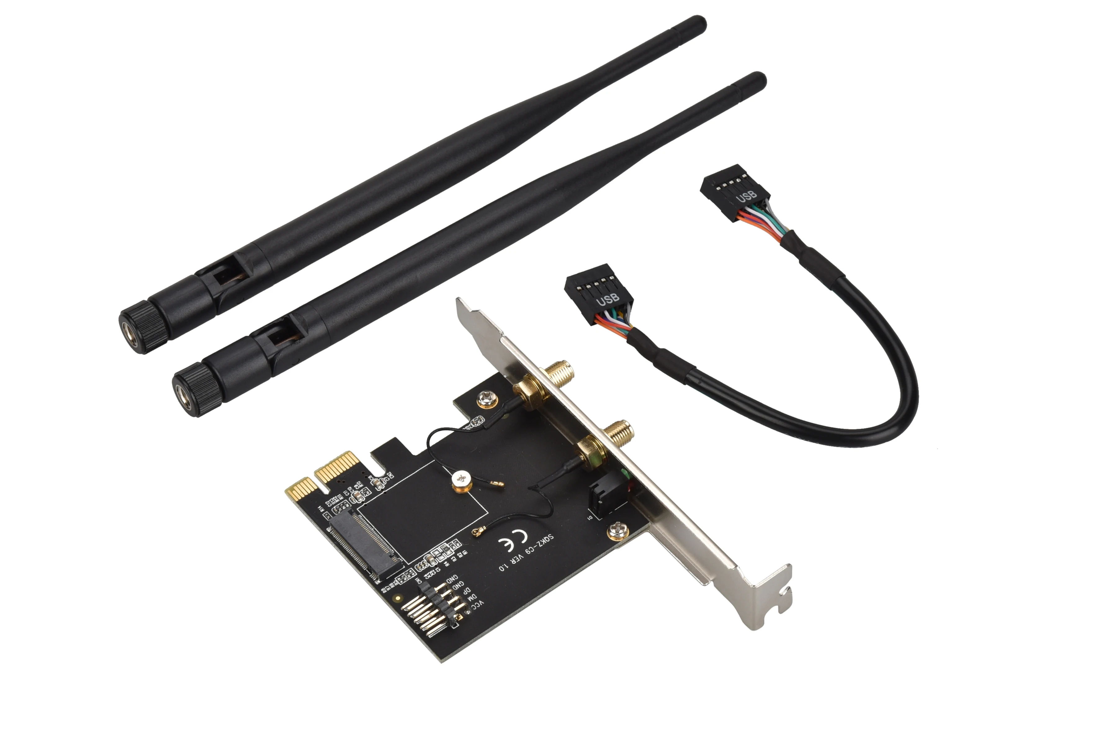 

PCI-E to NGFF M.2 WIFI Bluetooth wireless module adapter card M.2 Bluetooth wireless network card expansion card