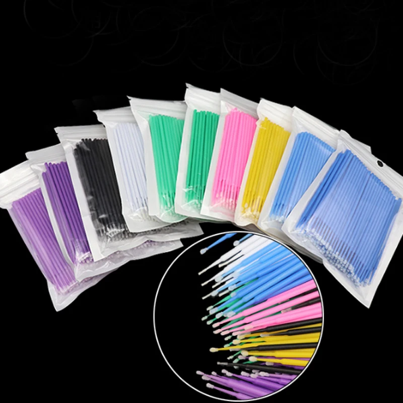 

500pcs high quality Microblading accesories Micro Brushes Swab Lint Free for Tattoo Permanent Supplies pincel maquiagem