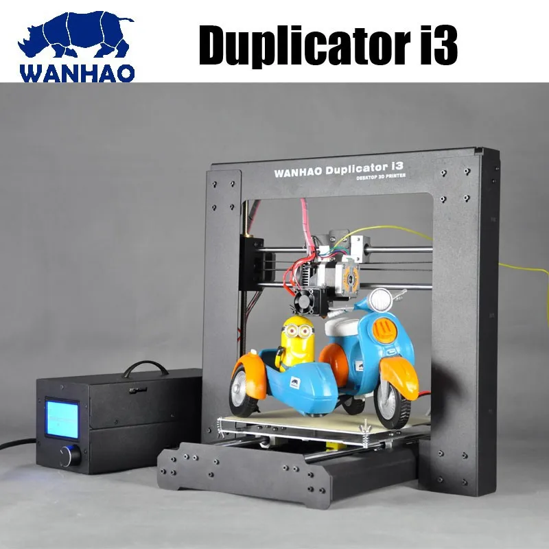 

WANHAO new developed I3 V2.1 in new version mothermoard 3d printer in high performance-price ratio, printing size 200*200*180mm