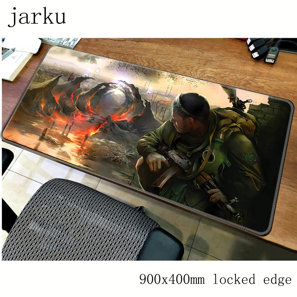 stalker mousepad gamer 900x400X3MM gaming mouse pad large HD pattern notebook pc accessories laptop padmouse ergonomic mat