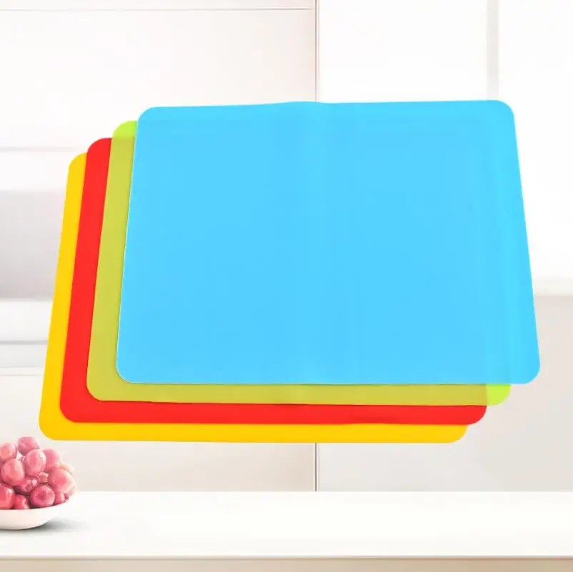 40x30cm Silicone Mats Baking Liner Best Silicone Oven Mat Heat Insulation Pad Bakeware Kid Table Mat LX6891