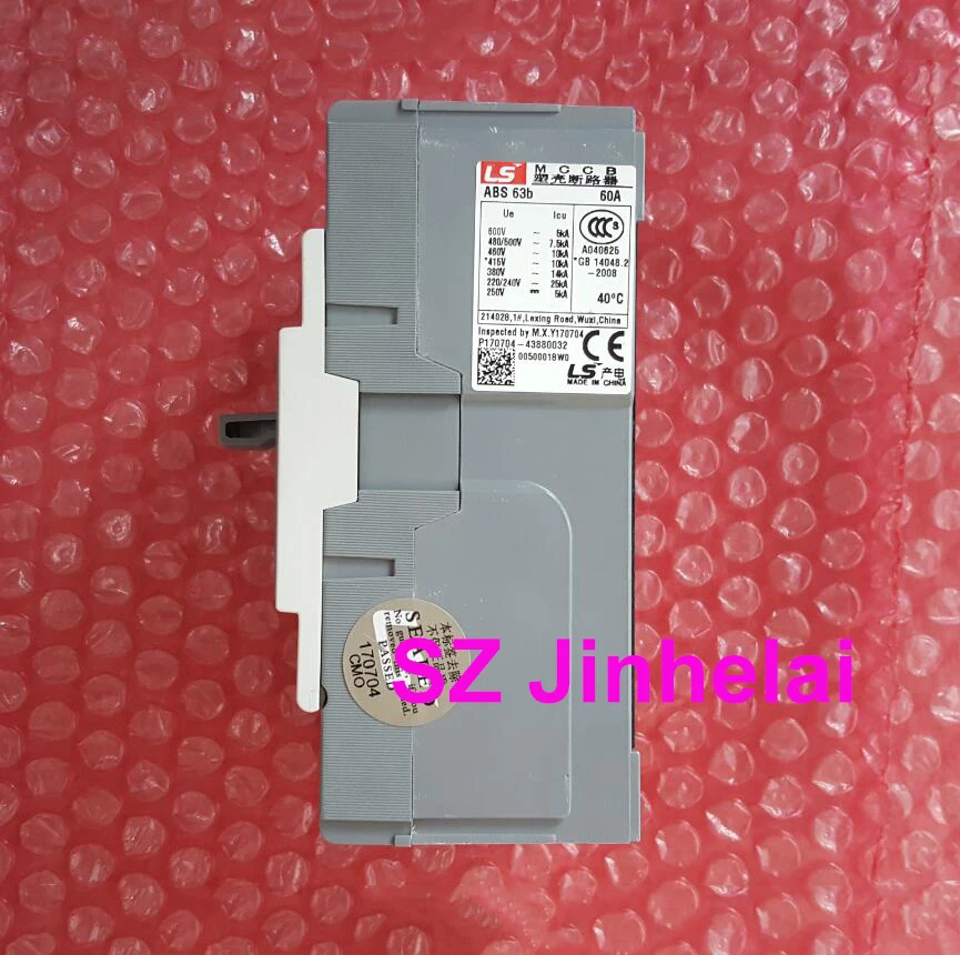 ABS63b Authentic original ABS 63b  LS Molded case circuit breaker ABS-63B Air switch  3P  60A