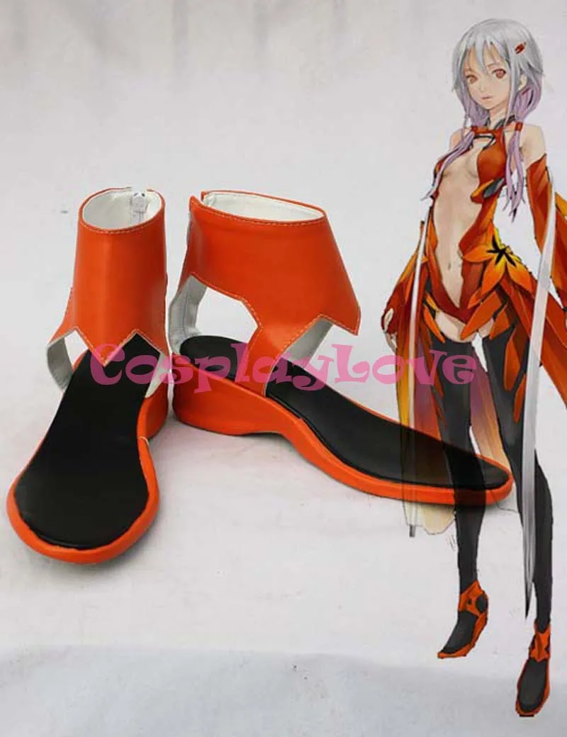 

GUILTY CROWN Inori Yuzuriha Cosplay Shoes Boots Custom Made For Halloween Christmas Festival CosplayLove