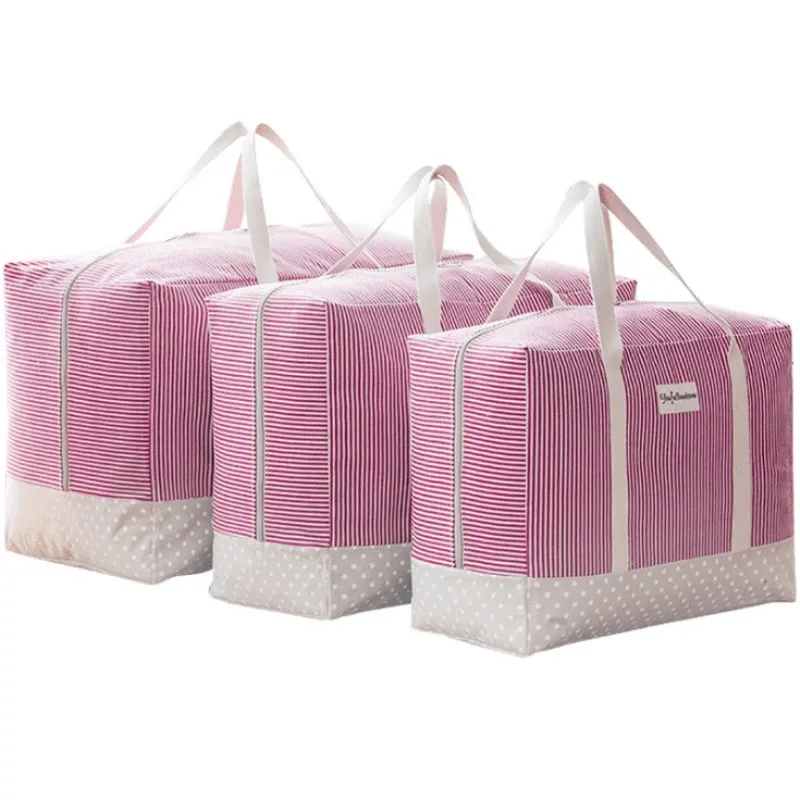 Five Generations Storage Bag of Thick Cotton and Linen, Clothing Quilt Bag, Washable Finishing Bag, Soft Storage Box