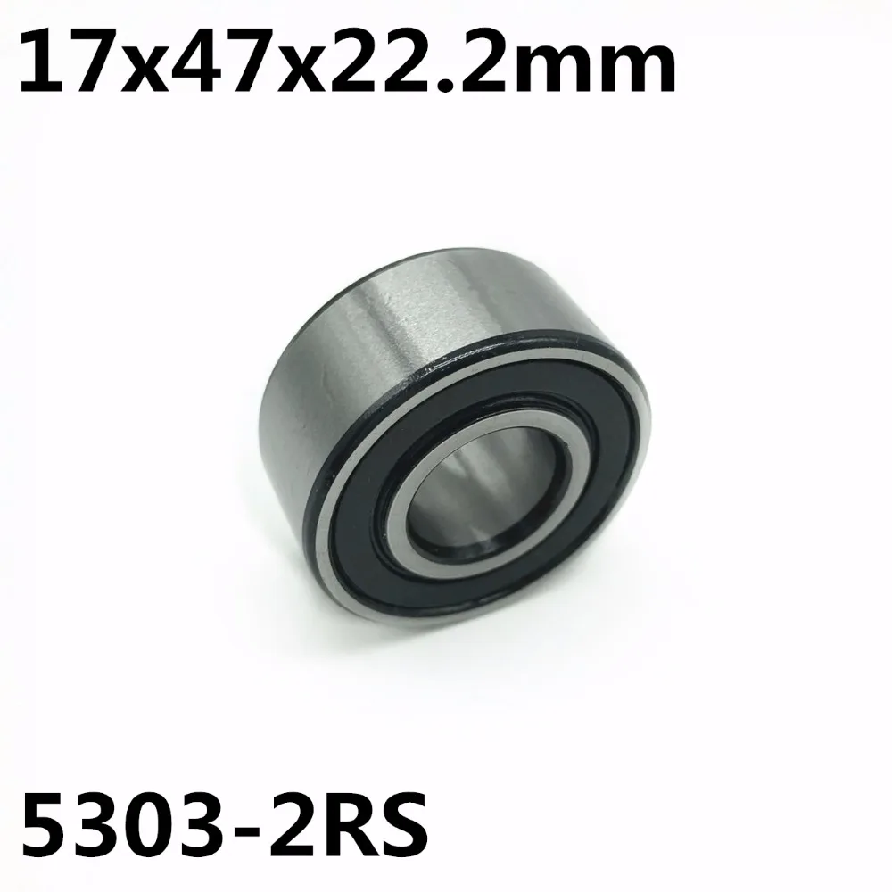 

5303-2RS 17x47x22.2 mm 1Pcs Double row angular contact bearings 5303 High quality