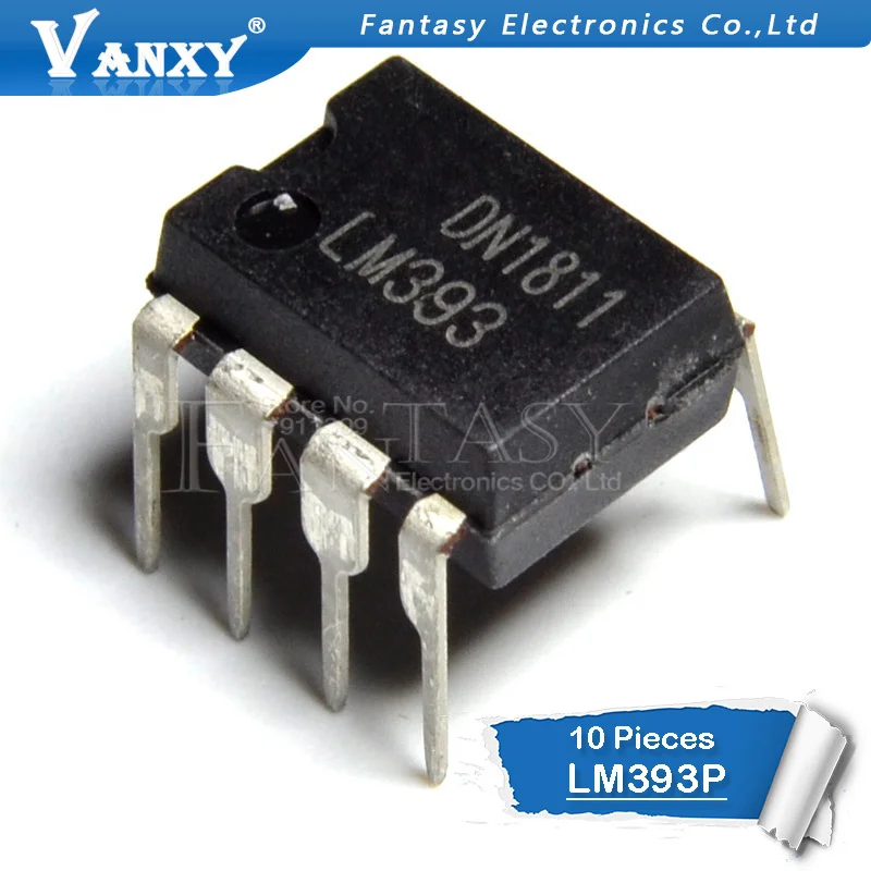 10PCS LM393P DIP8 LM393 DIP LM393N 393 DIP-8 new and original IC