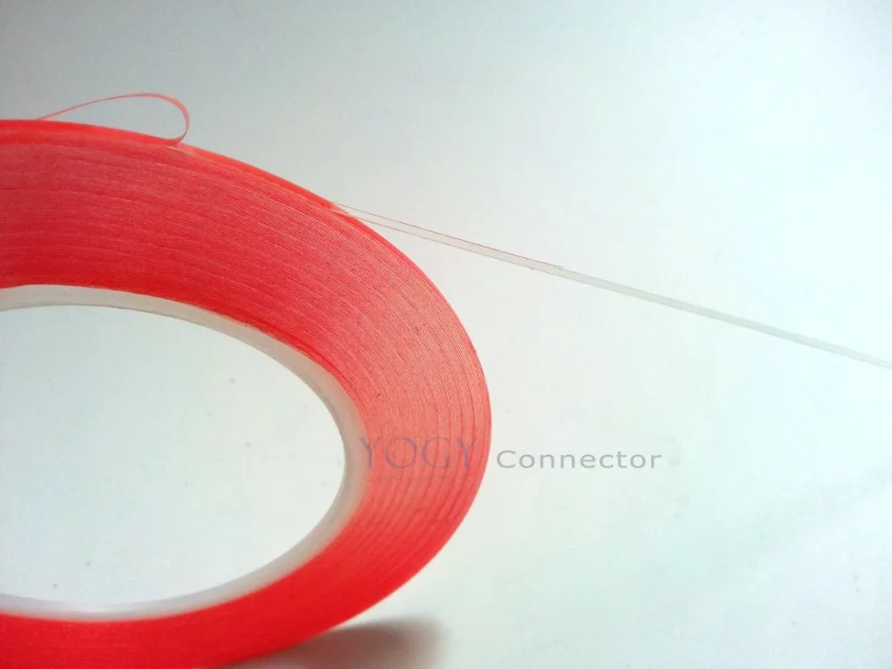 1x (0.2mm Thick) 1.5mm *25M Strong Acrylic Adhesive Clear Double Sided Tape, No Trace, for Phone Display, Battery, Lens Assemble