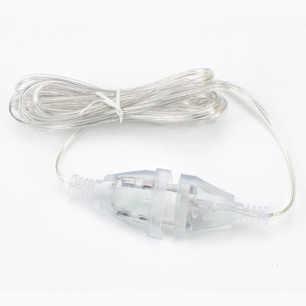 3M Extender EU/USB plug for LED String Christmas Lights Garden Home Wedding Party Decoration