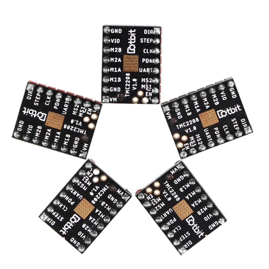 

TMC2208 V1.0 Stepper Motor Mute Driver 256 high subdivision upgrade for Ramps1.4-1.6 Lerdge X K MKS GEN TriGorilla Rumba Broad