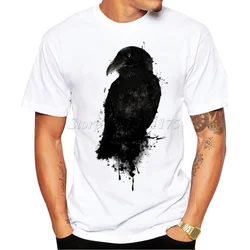 TEEHUB Summer Fashion The Black Raven Design T Shirt Men's High Quality Custom Printed Tops Hipster Tees