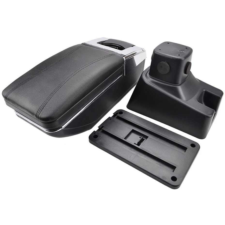 XUKEY For Suzuki SX4 Center Console 2007 - 2013 2008 2009 2010 2011 2012 Arm Rest Leather Central Black Armrest Box