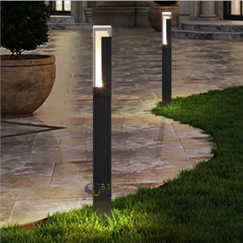 3PCS 15W 12V 85-265V LED Lawn Lamps LED Garden Light Decoration Yard Christmas Pathway Villa Floor Bollards Lamps Outdoor Lights