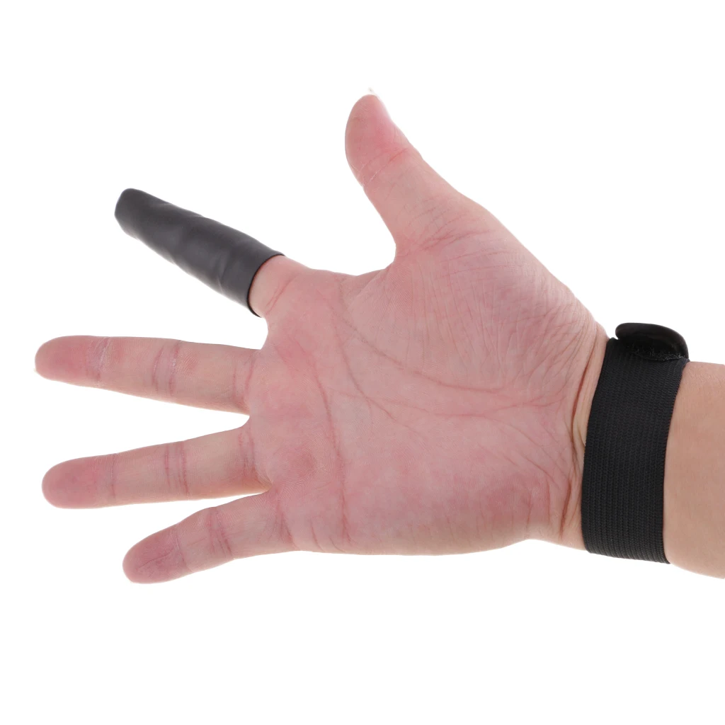 1Pcs Single Finger Fishing Glove Anti Slip Wear Resistant Finger Protective Cover for Outdoor Fishing Casting Protection