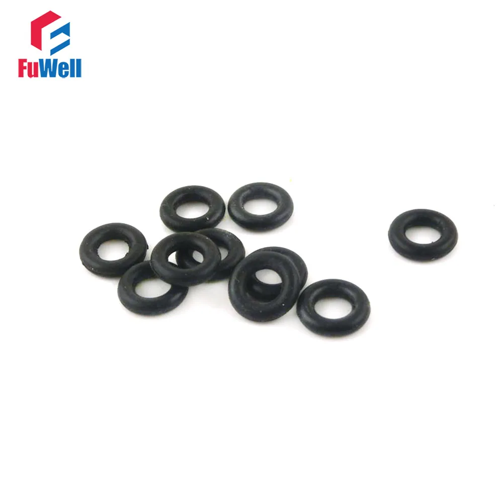 

500pcs 2.4mm Thickness NBR O Ring Seals Gasket 7/8/9/10/11/12/13/14/15/16mm OD Black Nitrile Rubber O Rings Seals Grommets