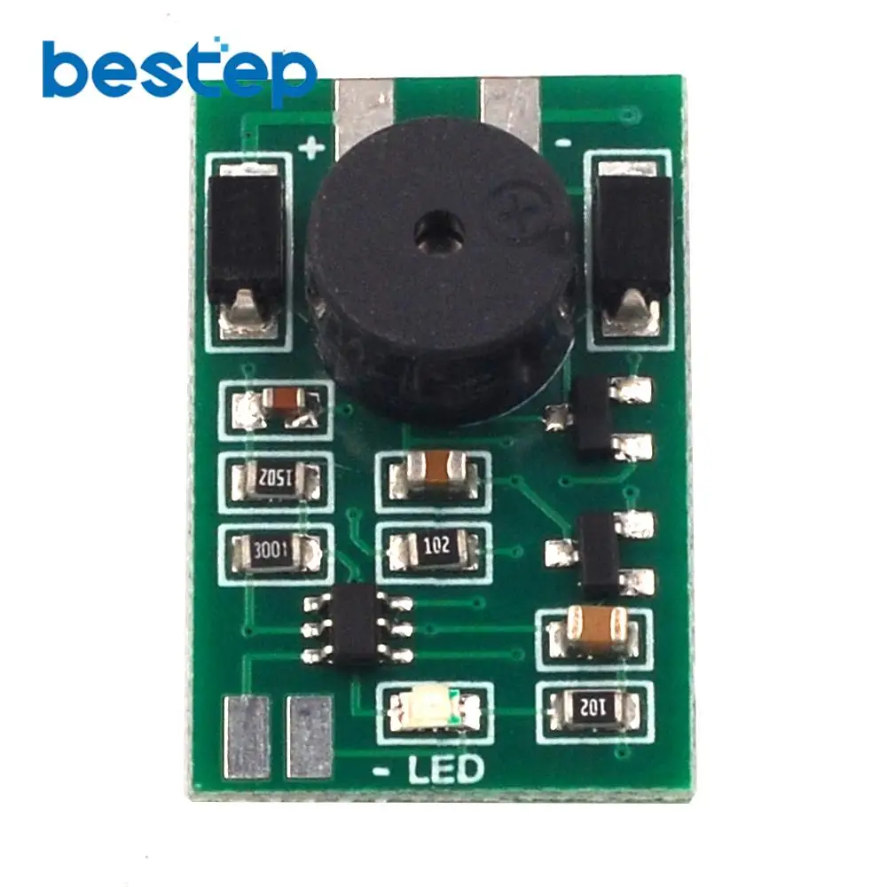 12V Phosphoric Acid 4 Iron Lithium Battery Voltage Monitoring Low Battery Prompt Module Low Voltage LED Indicator Buzzer Alarm