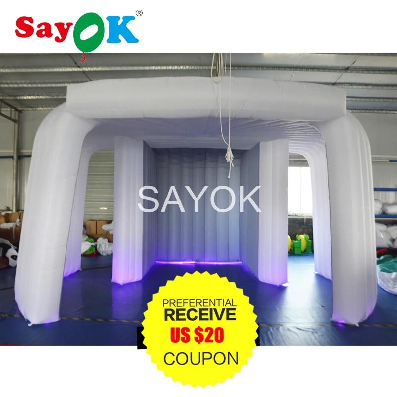 

Giant Inflatable Photo Booth Combination Tent & photo booth wall & inflatable sofa for Wedding Party