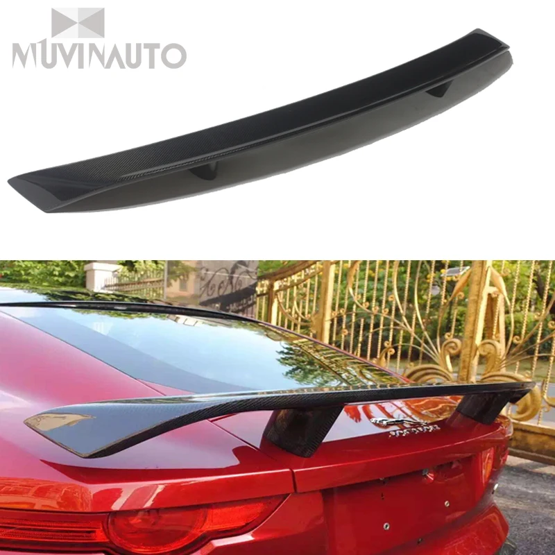 

For Jaguar F-type 2014.2015.2016.2017 Carbon Fiber Spoiler Auto Wing Spoilers High Quality Carbon Fiber Material Car Accessories