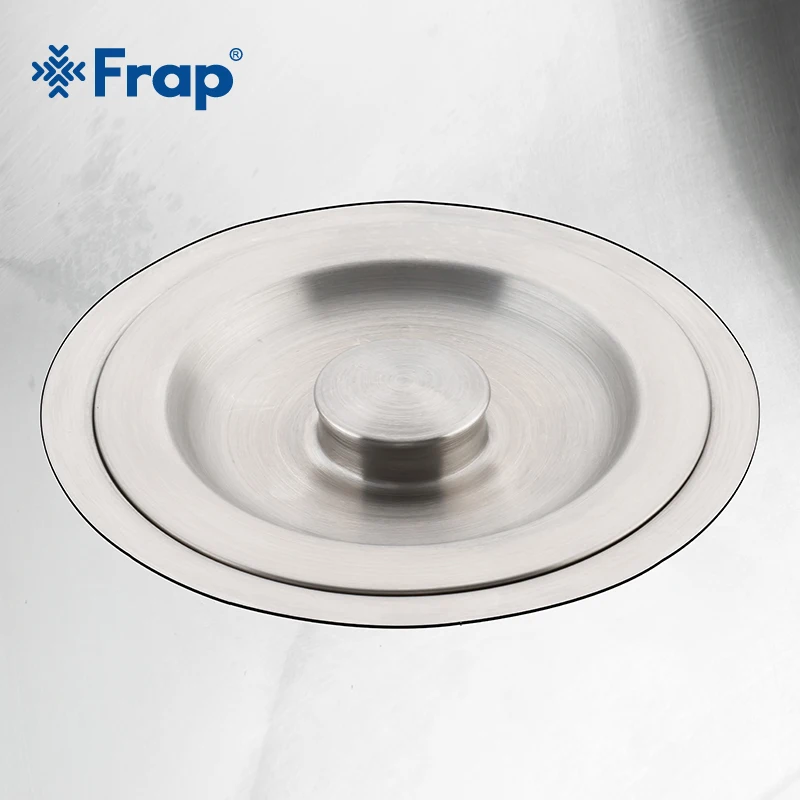 Frap Stainless Steel Drain Strainer Plug Home Kitchen Strainer Deodorant Home Cleaning Tool Sink Cover Garbage Separation Y81044