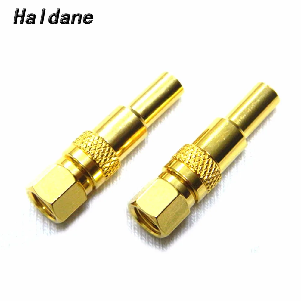 Free Shipping Haldane one pair HE400 HE5 HE6 HE300 HE560 HE4 HE500 Connectors Adapter Custom Male headphone Pins Plug Jack