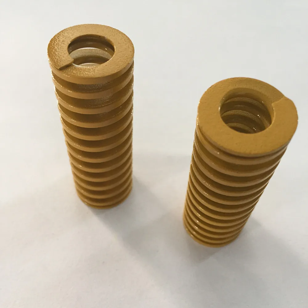 2Pcs 25x12,5x25/35/55/65/80/100/125/ 150/200mm Gelb Kompression Sterben Frühling