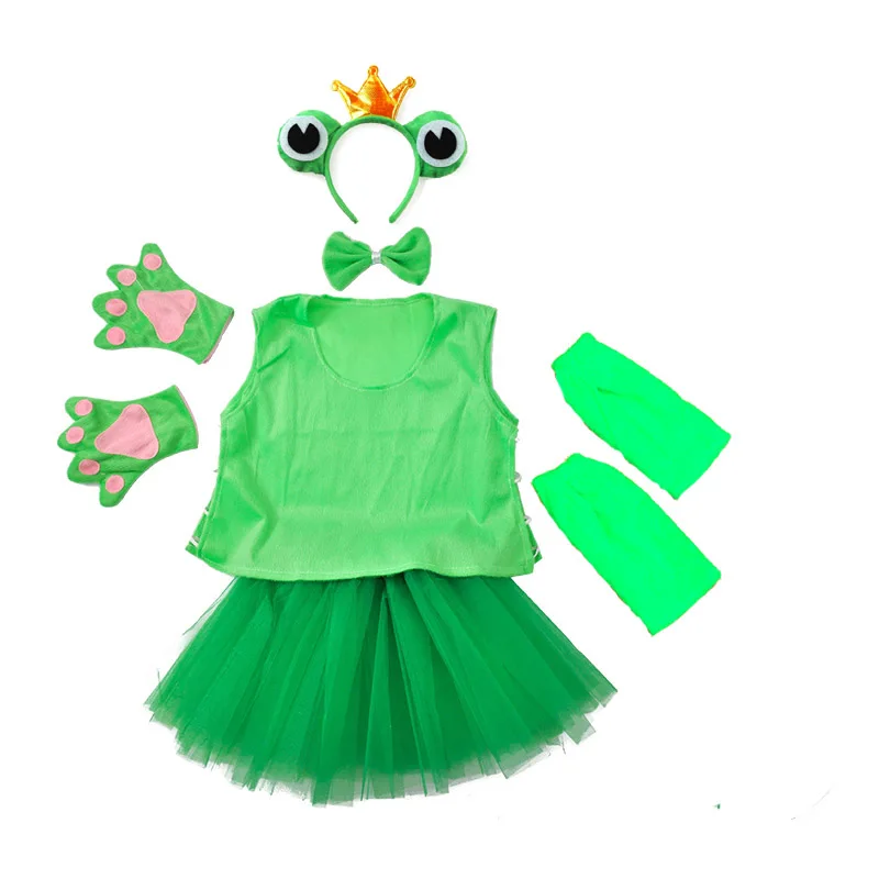 Halloween cosplay party frog animal costume birthday Students Stage Play Performance Apparel clothing