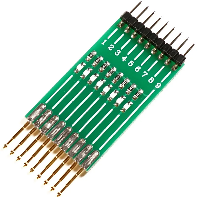 Con sonda de prueba LED, descarga de aguja de quemador, sonda de prueba PCB para PCB SMT/SMD IC, aguja de resorte SCM, módulo de lámpara de agua LED PCB