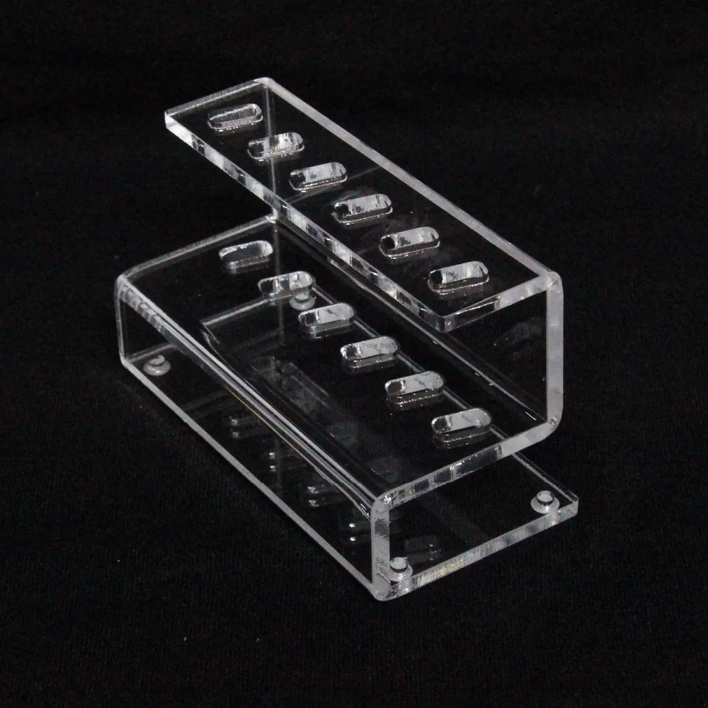 

RRSH-6 Optometry Flippers Rack Set 6 Holes Cystal Clear Acrylic 6 mm thickness (Rack Set Not included)