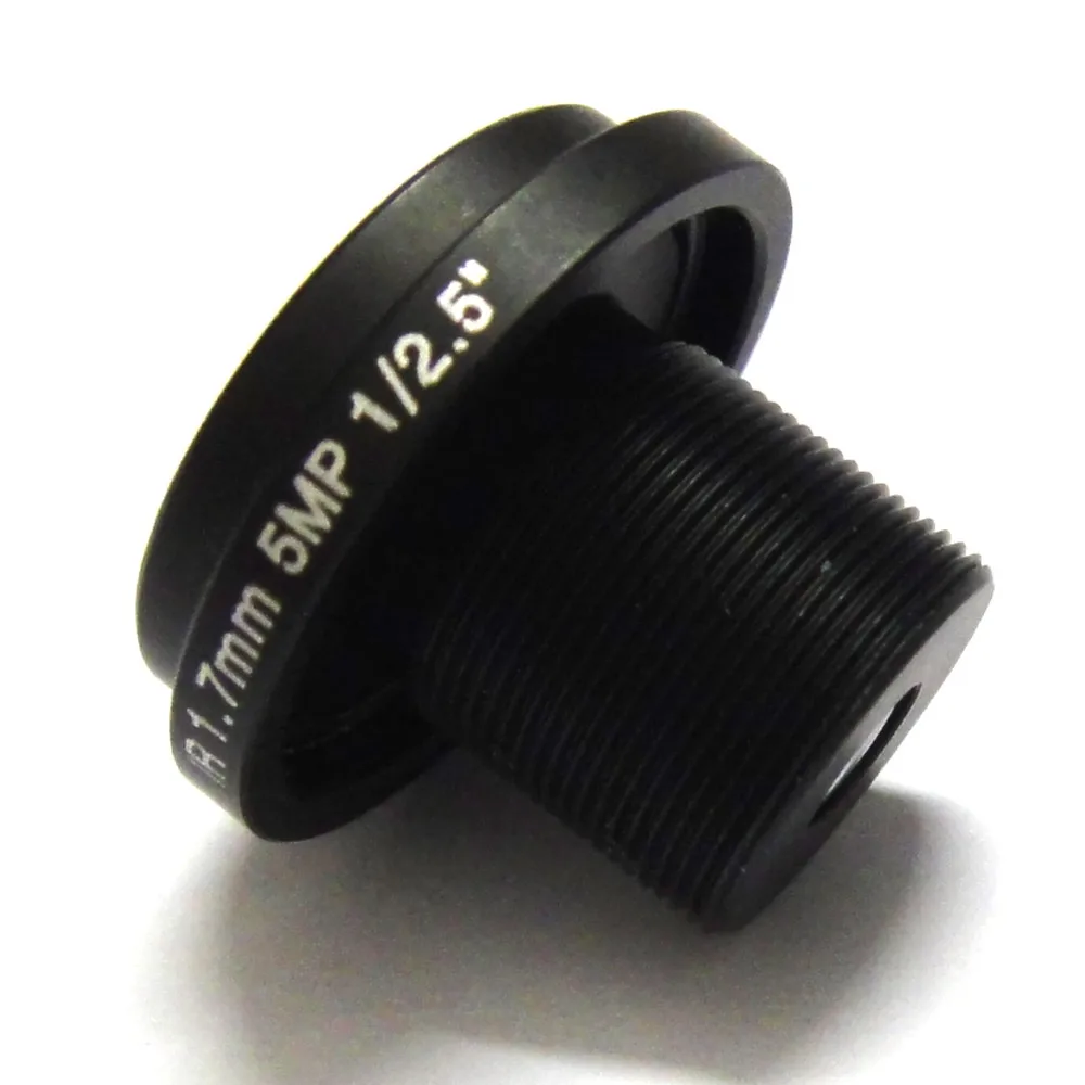 HD 5mp typu "rybie oko" 1.7mm obiektyw CCTV szeroki kąt 1/2. 5 "M12 IR pokładzie dla 720 p/1080 p kamera IP — zdjęcie 5