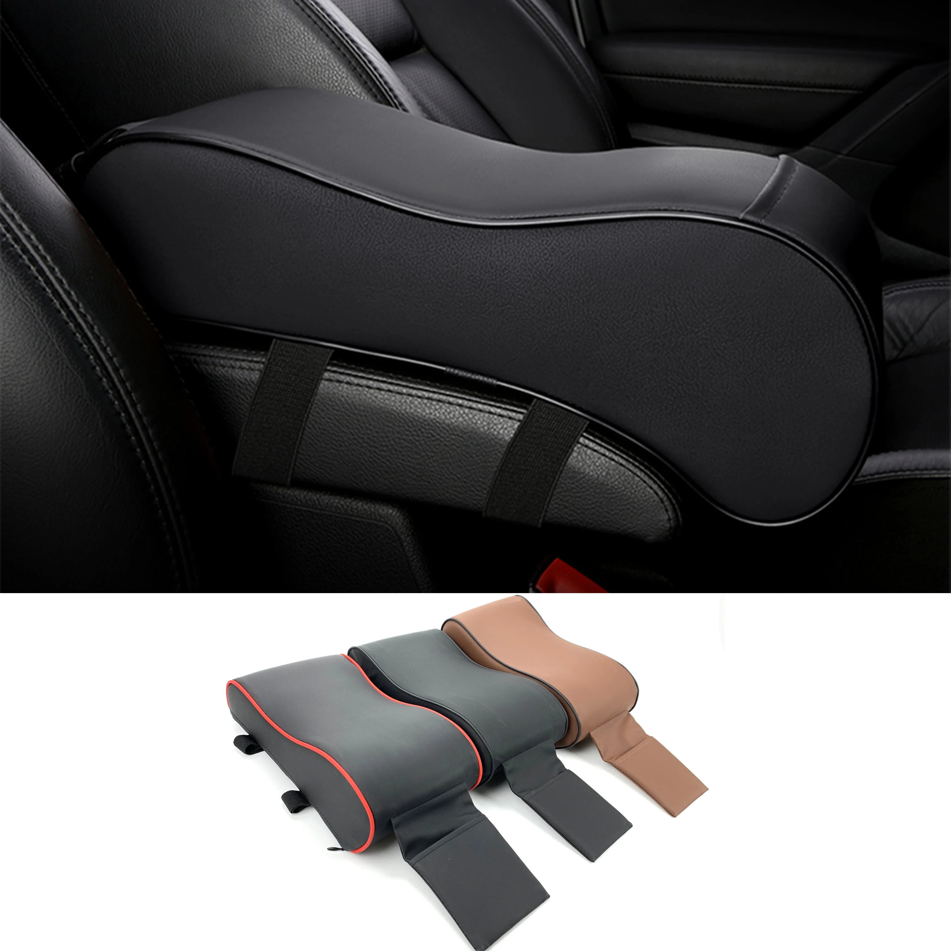 Car Armrest Pad For SAAB 9-3 9-5 9000 93 900 95 aero 9 3 42250 42252 9-2x 9-4x 9-7x