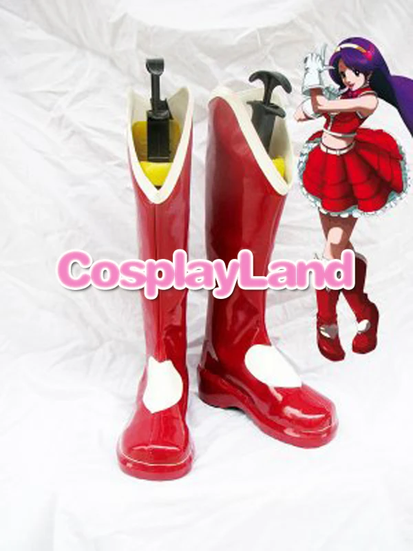 

Customize Boots The King of Fighters Cosplay Athena Asamiya Cosplay Shoes Halloween Party Cosplay Shoes