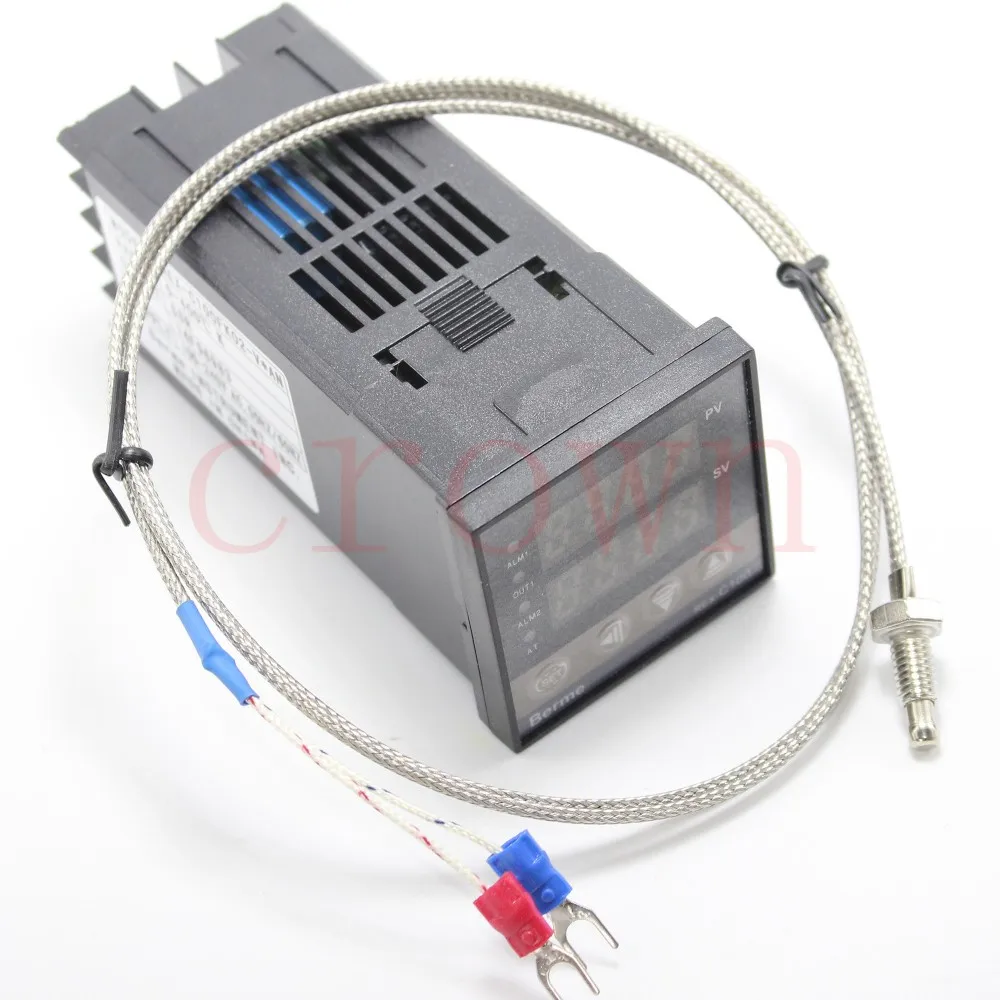 

Dual Digital RKC PID Temperature Controller REX-C100 with K Thermocouple Sensor Probe
