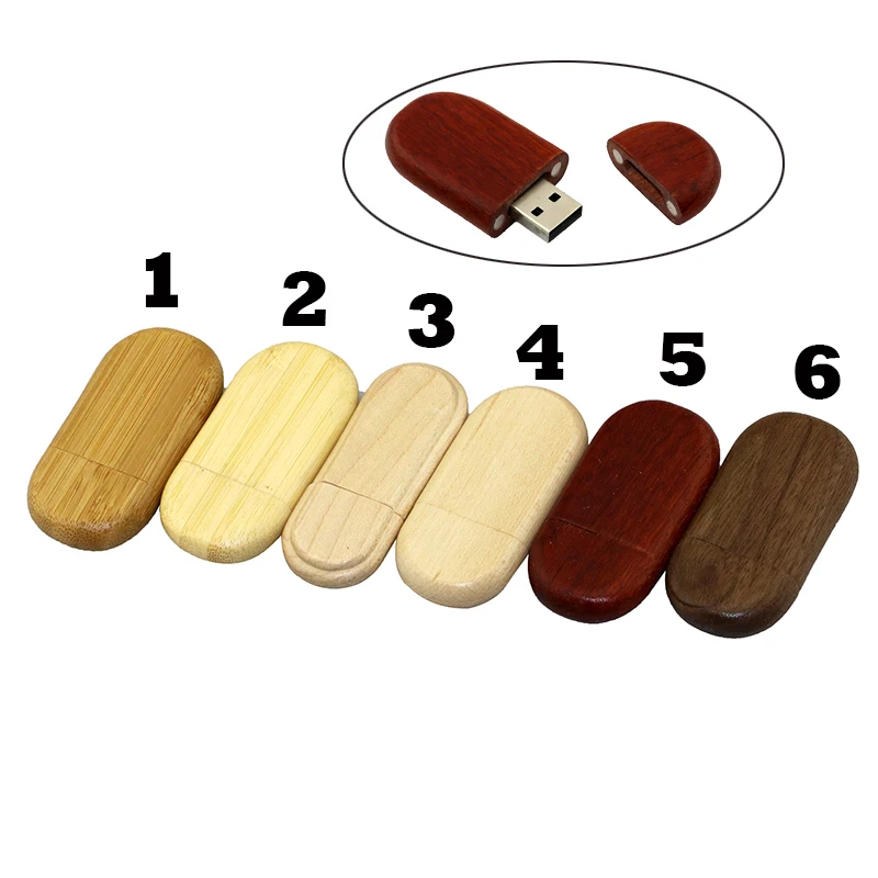 Mini Wooden Pen Drive External Memory Storage Usb Pendrive 4GB 8G 16G 32G Usb Flash Drive Flash Card Customize Logo Pen Drive