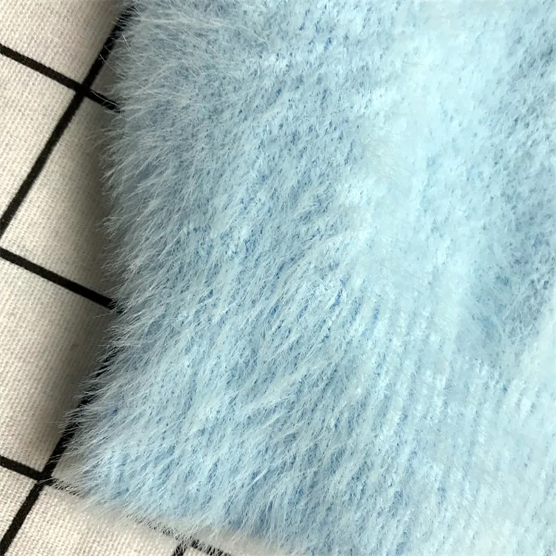 Mohair Fur knitted sweater Pullovers Women Clothes 2022 NEW Winter Fashion Plush Soft Warm Jumper Female Sweater Casual Tops 43